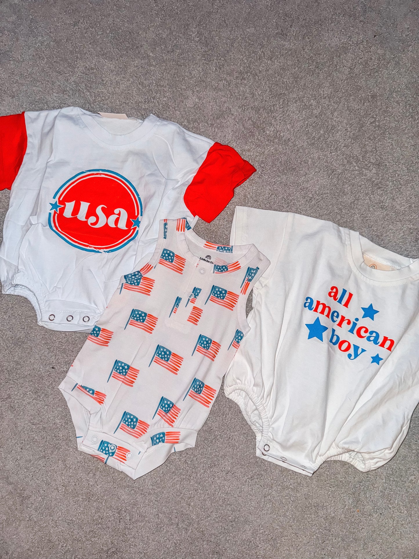 All American Boy Romper