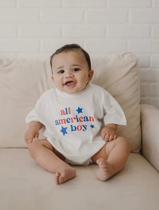 All American Boy Romper