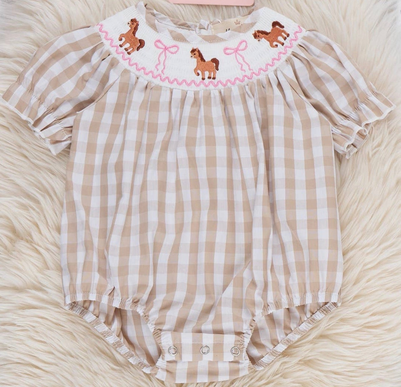 Little Pony Smocked Bubble