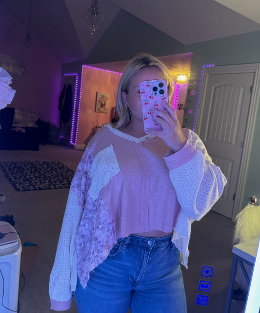 Floral Knit Top