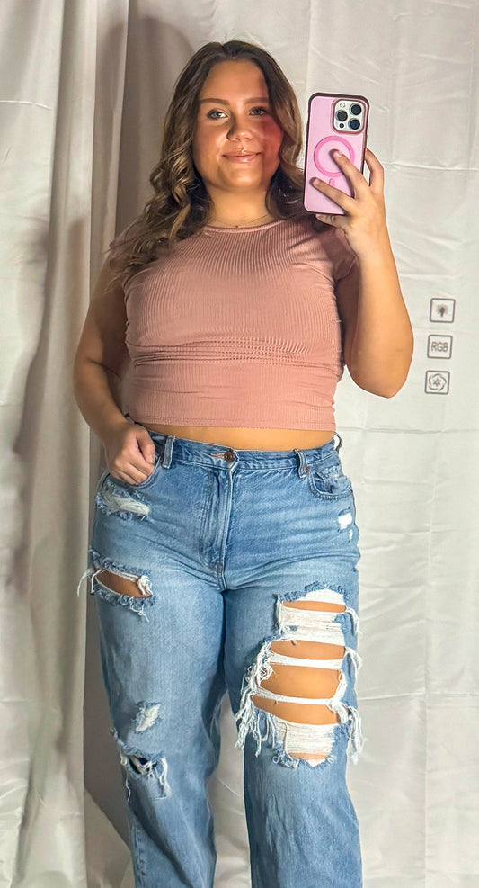 Dusty Pink Top