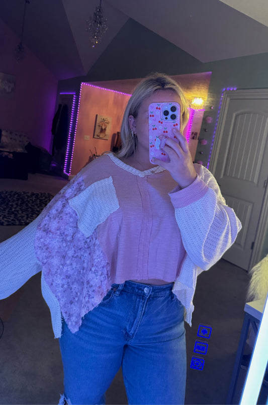 Floral Knit Top